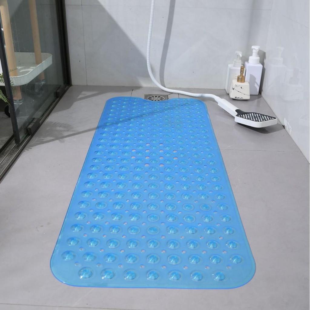 Covoraș de baie PVC antiderapant cu ventuze, 100x40 cm, pentru căzi
