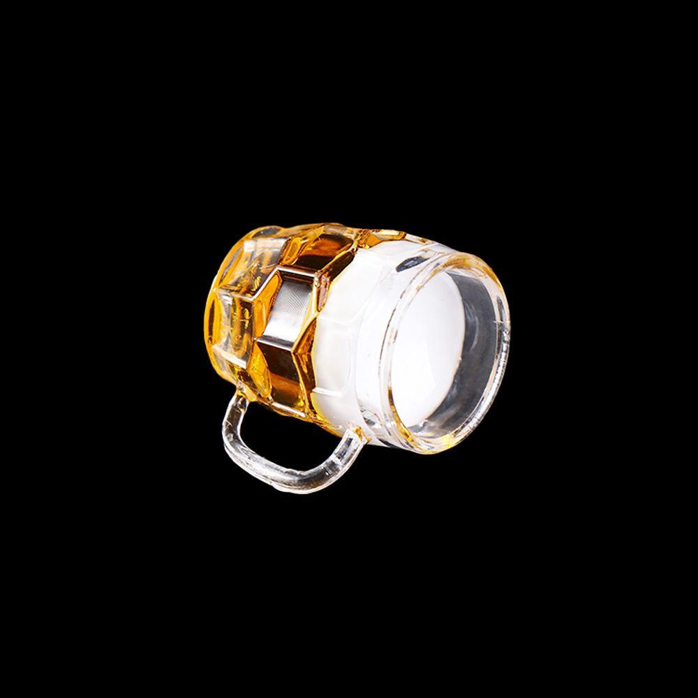 Furniture Toys Kitchen Decoration Miniature Scene Model Mini Lemon Cup Drinks  Mini Beer Mug Dollhouse Miniature Beer Cup
