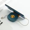 Rotatable Earphone & Cable Organizer with Phone Stand