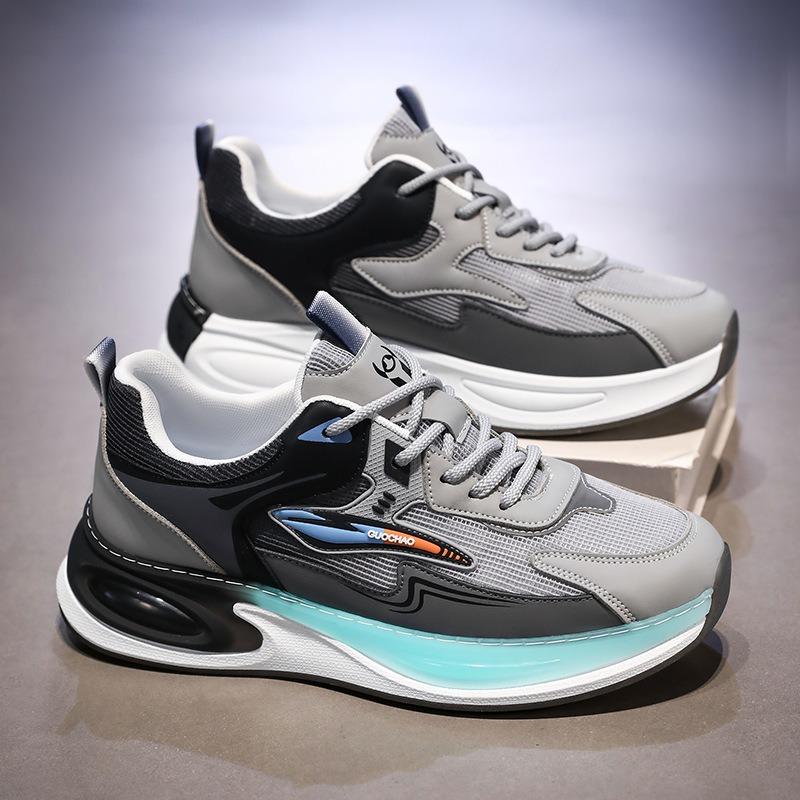 Spring trend versatile men's casual inner height increase men's non-slip and wear-resistant running shoes sports shoes