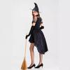 Cosplay Halloween Costume Adult Black Witch Game Suit Sexy Witch Game Suit Witch Party Stage Costume