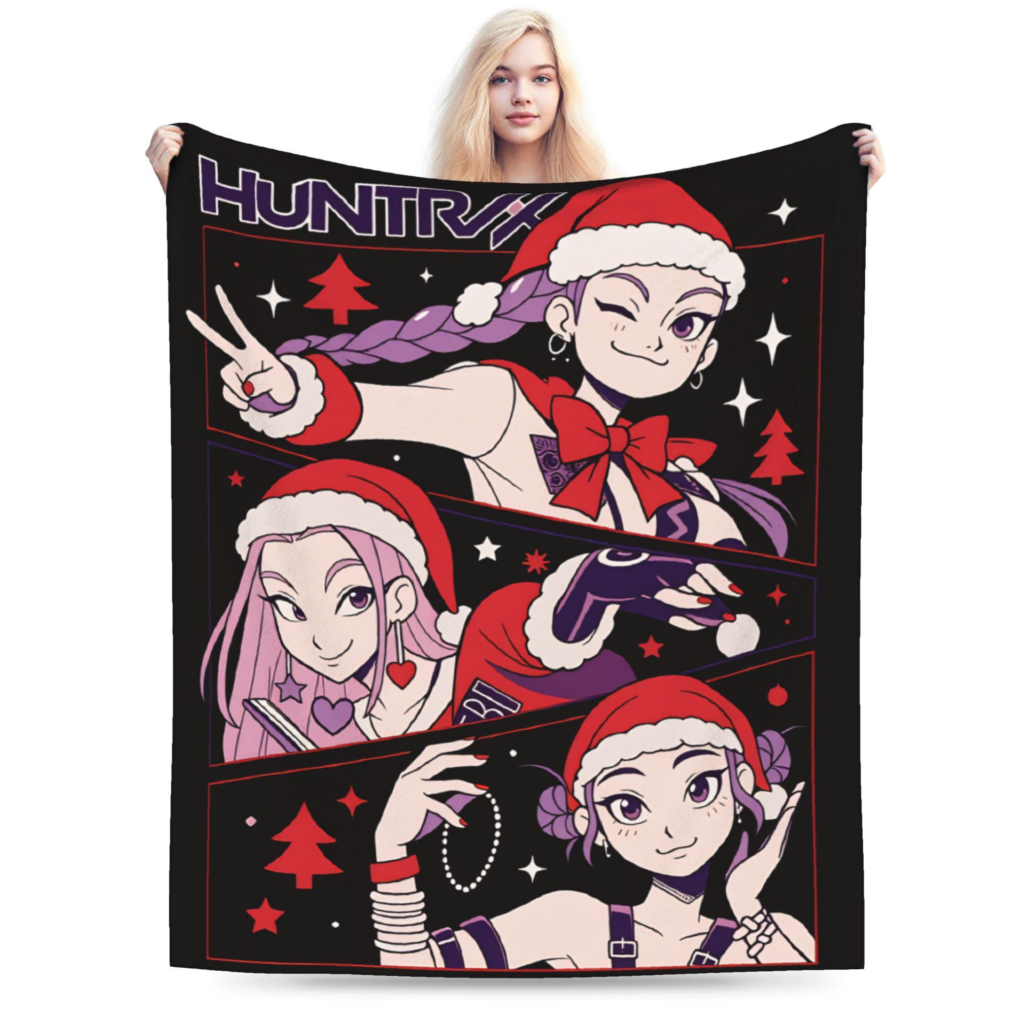 

Kpop-inspired Flannel Blanket Winter Warm Soft Bedding Throws for Girls Boys Home Decor Novelty Bedspread Sofa Bed Cover 30x40in