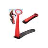 UPstore Snow Kickboard with Handles, Snow Play Sled Bike for Kids, Foldable Outdoor Snowboard (Red)