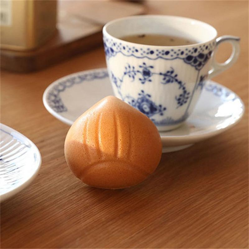 6 Cavity Mini Chestnut Silicone Mold Acorn Nuts Chocolate Chocolate Mould DIY Cake Baking Decorating Tools