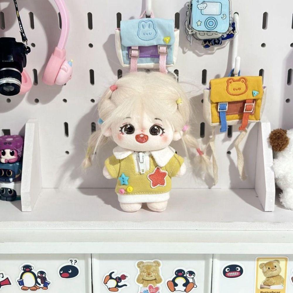 Hoodie 10cm Cotton Doll Clothes DIY Clothing Plush Toy Clothes Idol Doll Clothes  Toy Accessories