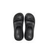 Crocs Classic Crush Puff Wedge Hole Silent Slipper Unisex Black