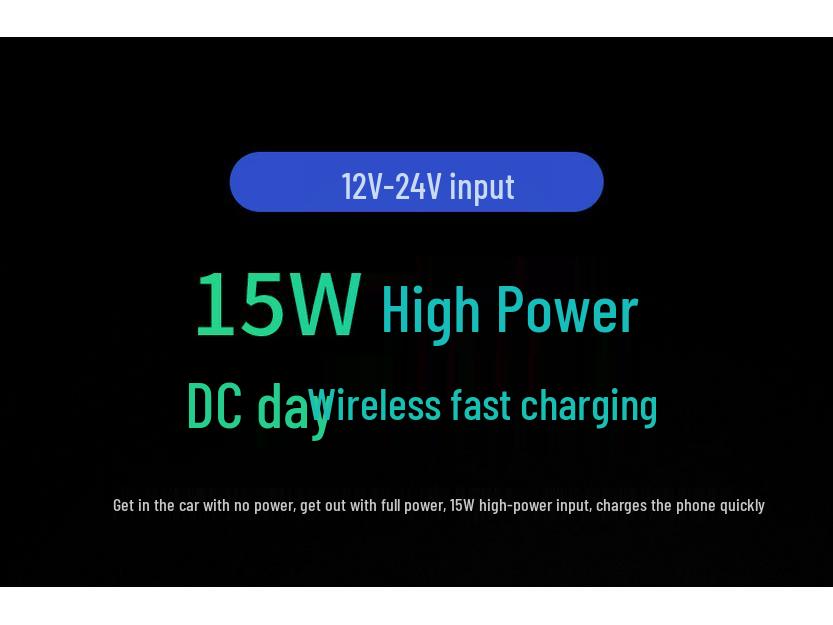 15W Waterproof Wireless Charging Phone Holder for Bikes and Motorcycles