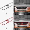 Real Soft Carbon Fiber For Mercedes CLS C219 2004-2010 Car Dashboard Central Control Air Vent Panel Trim Sticker Interior Parts