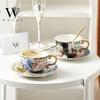 WOOCH Light Luxury Ceramic Cup and Saucer Gift Set