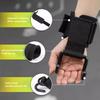 2Pcs Weight Lifting Hook Grips With Wrist Wraps Hand-Bar Wrist Strap Gym Fitness Hook Weight Strap Pull-Ups Power Lifting Gloves