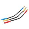 3Pcs 4mm Banana Plug Extension Cable 13cm Length Heat Resistant Banana Plugs Connector Extension Cable Wire for Boats