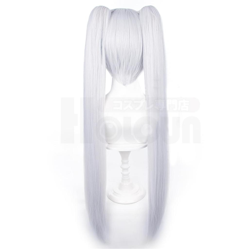 Freelen Fern Stark Himmel Cosplay Wick Single Braid Wig Wig Cosplay Anime Halloween Costume Performance Clothes Holiday Gift Cosplay Accessories