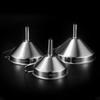 Stainless Steel Funnel 304 Kitchen Pouring Oil Funnel Filter Liquid Stainless Steel Oil Funnel Household Wine Funnel Large Calibre