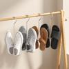 5PCS Stainless Steel Double Hook Shoe Rack Space Saving Sports Shoes Hooks  Outdoor Balcony
