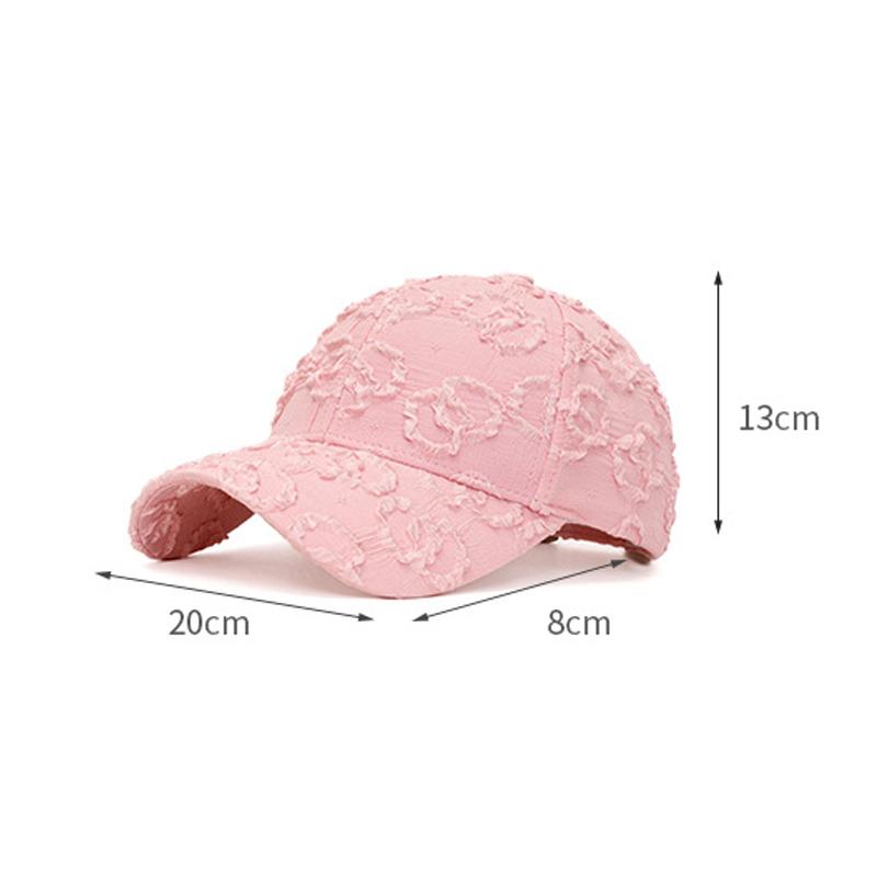 Baseball Cap Women Summer Thin Lace Flower Cap Sunshade Cap