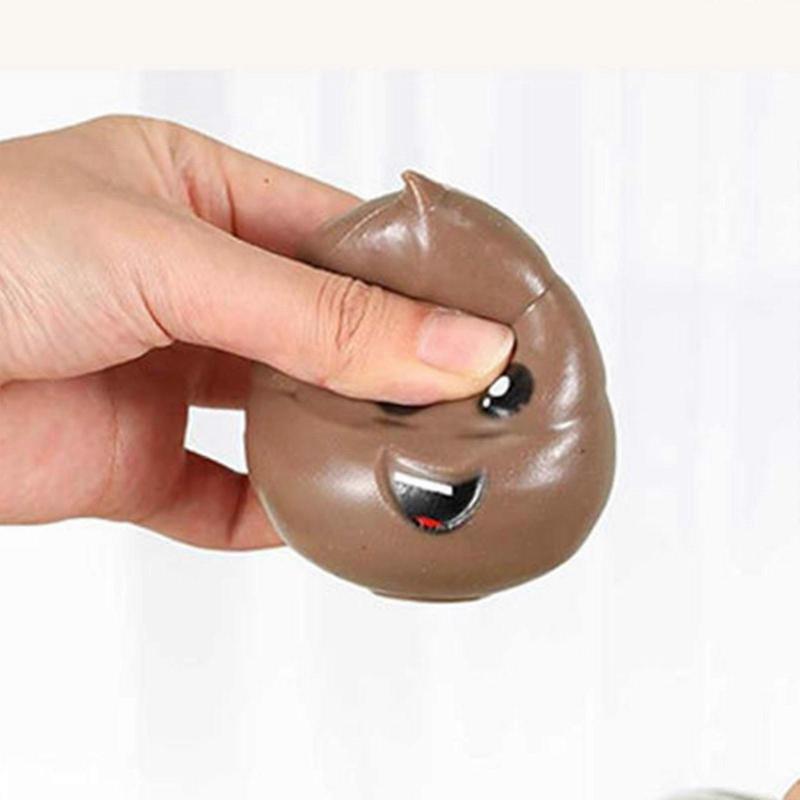 Prank Poo Moldable Squeeze Toy For Adults Children 120g Portable TPR Slow Spring Back Design Multicolor