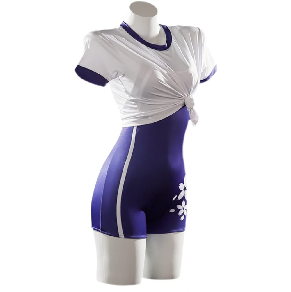 

[Lavender] Summer Party High School Swimsuit Photo Shoot Costume Halloween Wine Christmas Size S