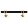 New Design Luxury Gold Black Aluminum Drawer Knobs Cabinet Pulls Handles Furniture