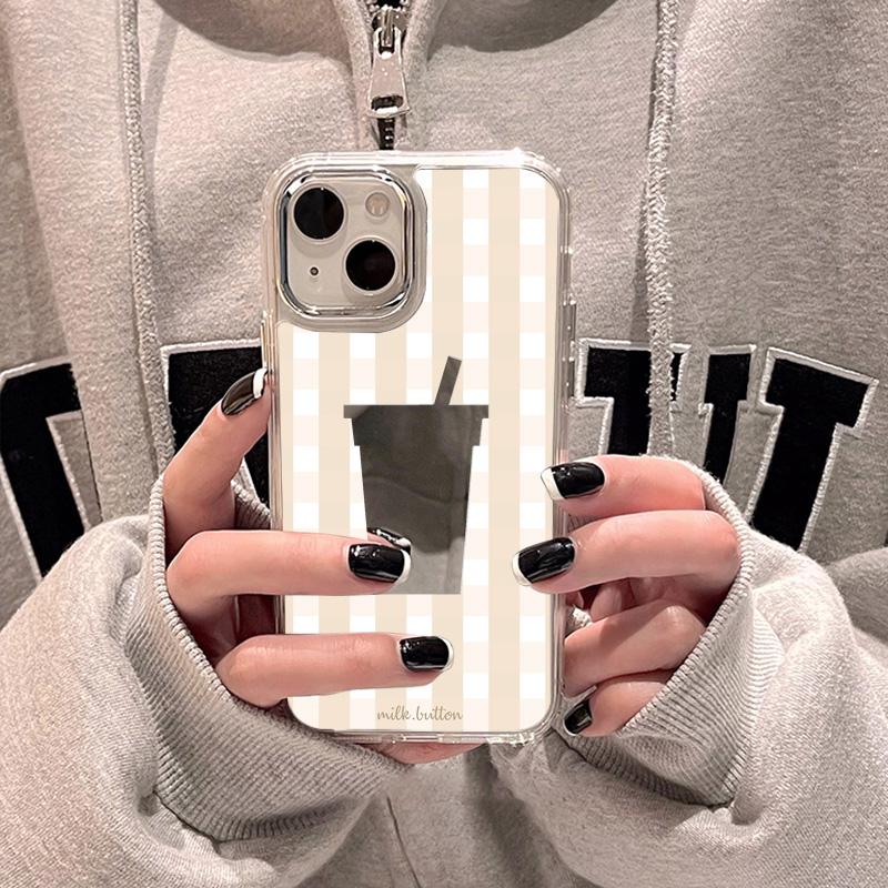 Pouzdra na mobilní telefon pro iPhone 11 13 XR 15 Pro Max 12 14 Pro Max Case iPhone 16 XS Max Mirror Ochranné pouzdro Mirror Exquisite Cartoon Waterproof