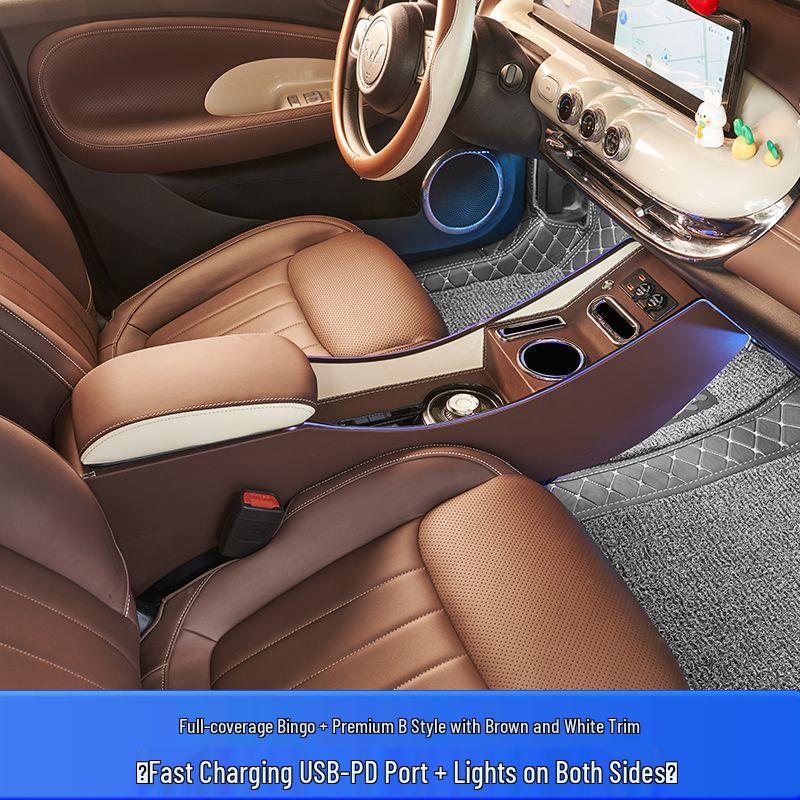 Armrest Storage Box for Wuling Bingo Electric Vehicle Interior Modification