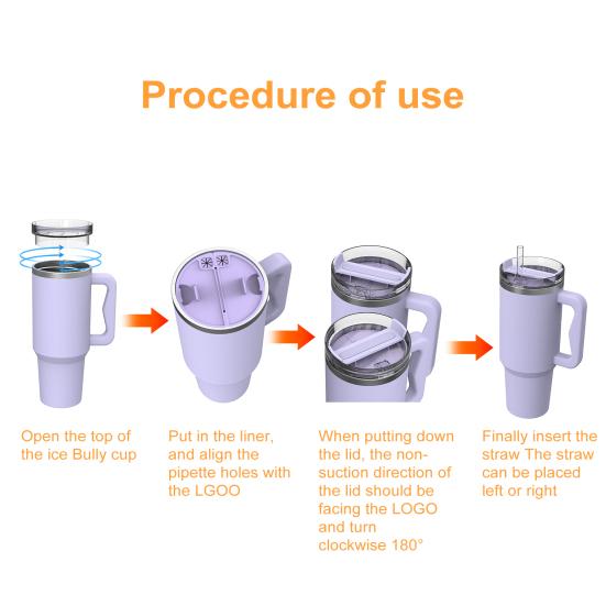 Silicone 2-in-1 Cup Liner for 40 Oz Cup Creative Drink Separator Stylish Emerald Design Food-Grade Reusable Liner for Party