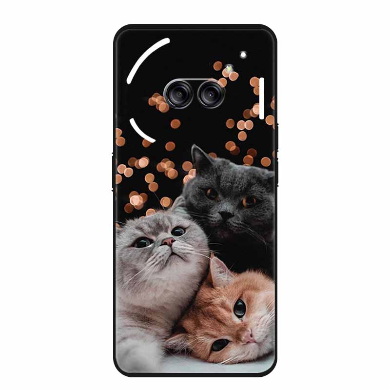 For Nothing Phone 2A Case Luxury TPU Soft Silicone Back Cover Phone Cases for Nothing Phone2A 5G A142 Shockproof Cute Love Capa