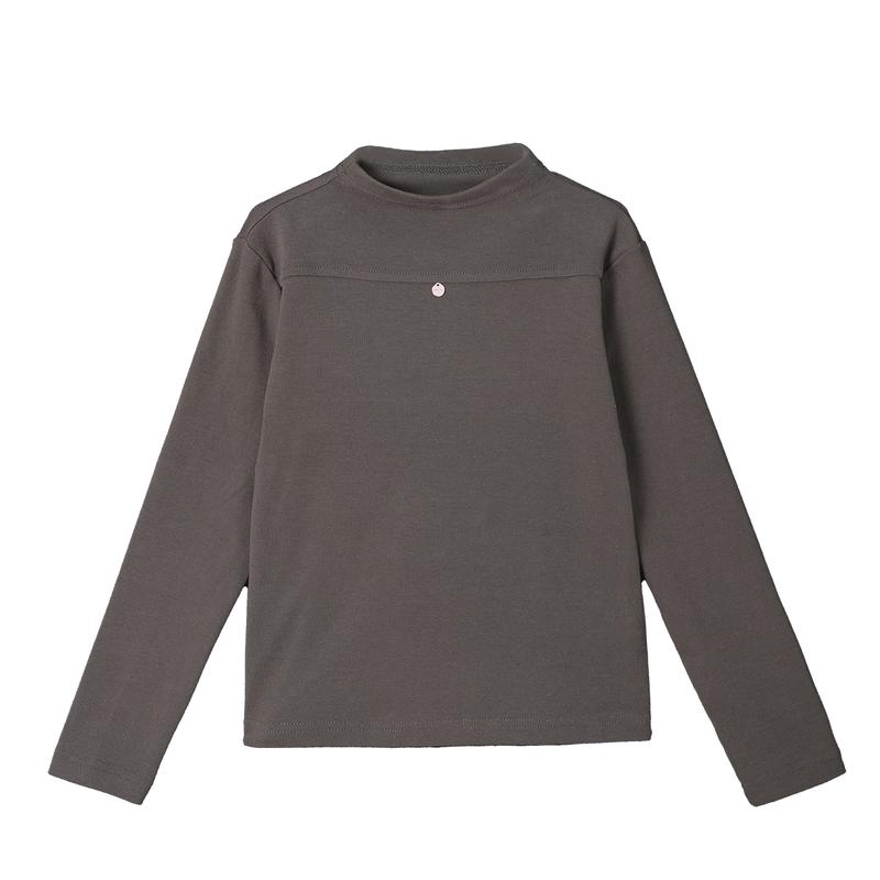 LUSON Girls' Stretchy Soft Modal Long-Sleeve Base Layer Top