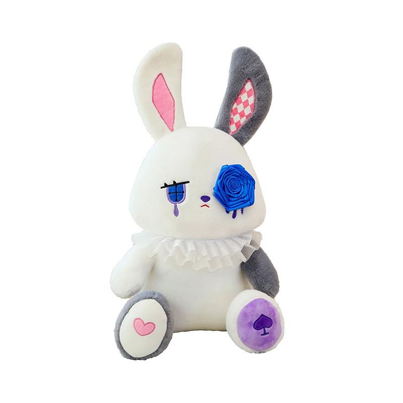 Rabbit Sad Rose Plush Toy Doll Home Decoration Sofa Ornament Girl Holiday Gift