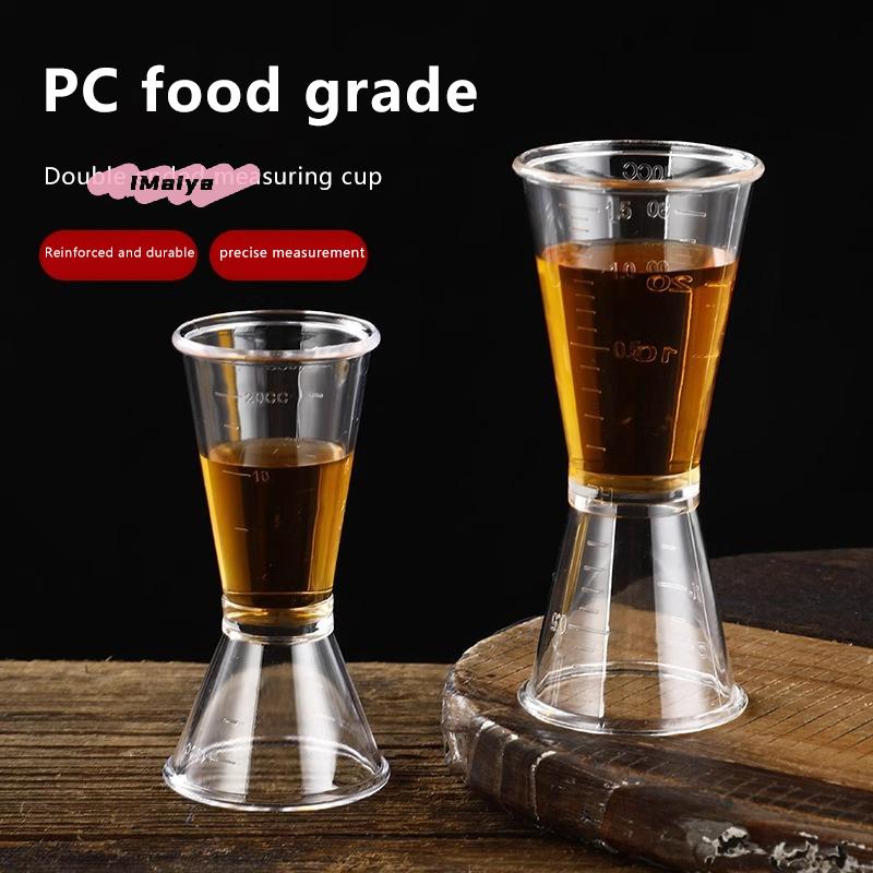 20cc Double-Ended Cocktail Measuring Cup with Graduations Millimeter Markings for Precise Mixing And Measuring
