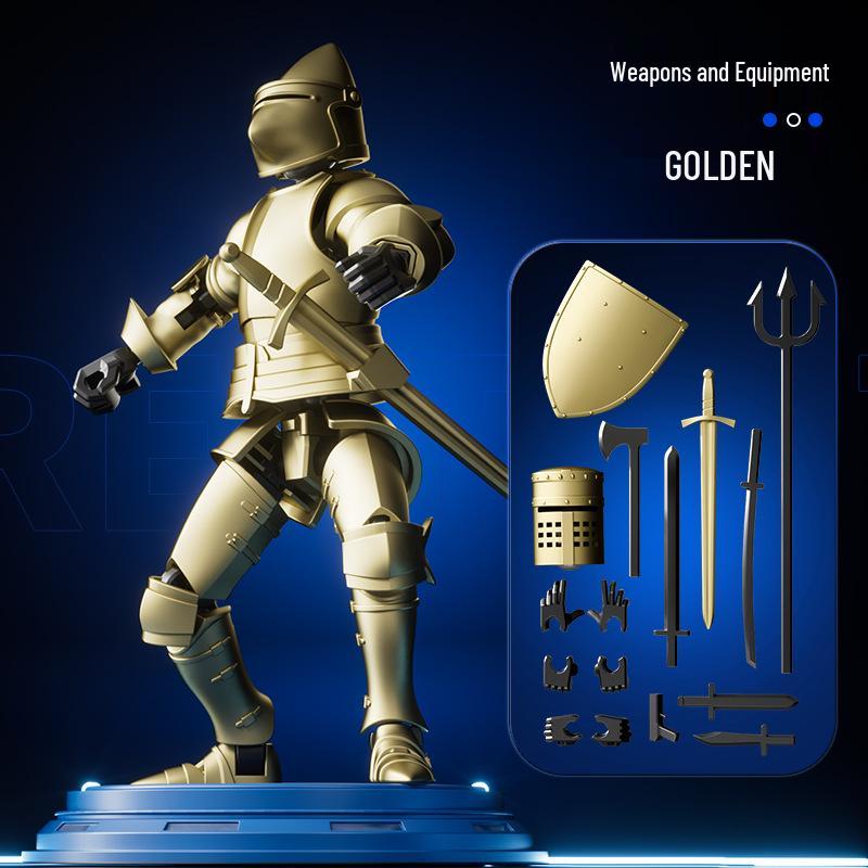 

Кукла Робот Воин Средневековья Пятого Поколения - Шарнирная Фигурка и Креативная Игрушка для Снятия Стресса.