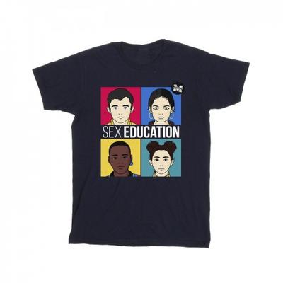 Netflix Herr Sex Education Tonåring Illustrerad T-shirt