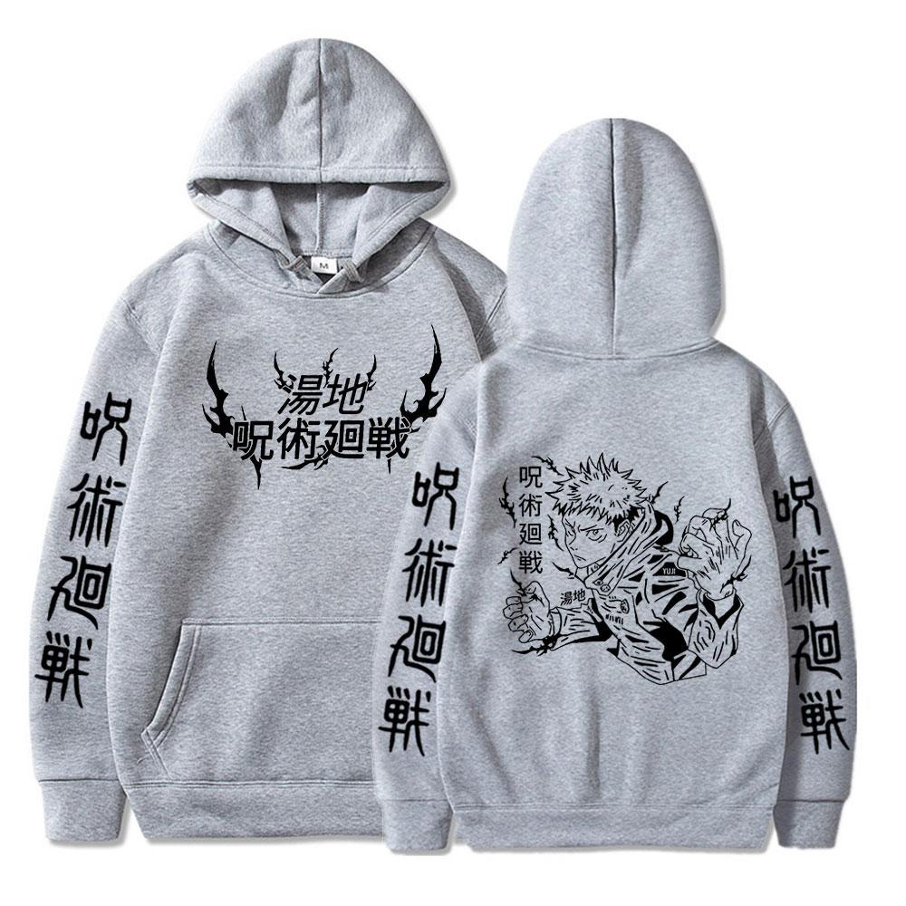 

Японское аниме Магическая битва Худи Итадори Юдзи Графические худи Оверсайз Толстовка с капюшоном Длинные рукава Мужская и женская одежда 2XL