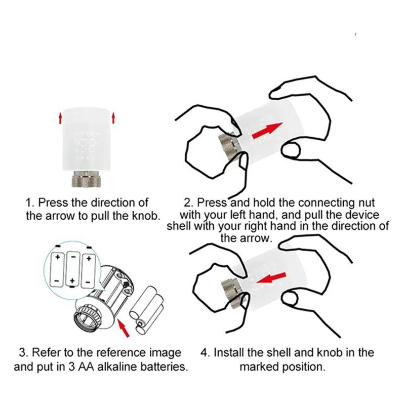High Precisions Temperature Control Valves Adapter Heating System Connector for Intelligent Home Radiator Systems