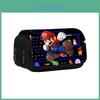 Mario Double Compartment Pencil Organizer With Large Capacity For Student Supplies