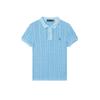 Polo SS25 Small Pony Embroidered Polo Collar Short Sleeve Knit Top Women Tops 211871874-016