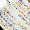Masking tape 12-piece set cute washi beautiful artwork gold foil DIY craft journal planner scrapbook wrapping gift decoration (rustic animals)