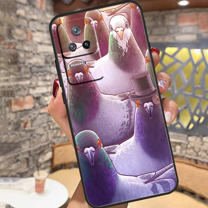 Pigeons Doves Bird Birds Flock Animal Case For Xiaomi 14 Ultra 15 13 11T 12T 13T 14T Pro POCO X3 X5 X6 X7 Pro M6 F5 F6 Pro Cover
