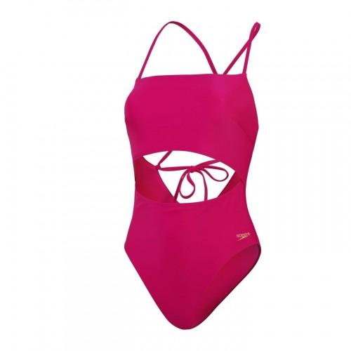 Speedo Womens/Ladies Cut Out Tie Back One Piece Swimsuit