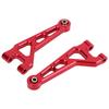2Pcs RC Car Front Upper Arm Aluminum Alloy Spare Part for MJX 1 16 Remote Control Model 16208 16207 16210 Red