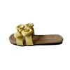 2025 New Soft-bottom Bow Slippers Women's Summer Wear Versatile Fairy with Skirt Beautiful One-word Sandals