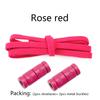 No Tie Shoe Laces Elastic Laces Sneakers Colorful Capsule Lock Shoelaces Without Ties Kids Adult 0.6cm Flat Shoelace for Shoes