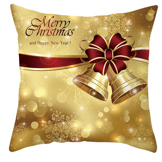 New Christmas Pillowcase Fashion Pillow Car Sofa Cushion Cover Living Room Sofa Pillowcase Decoration