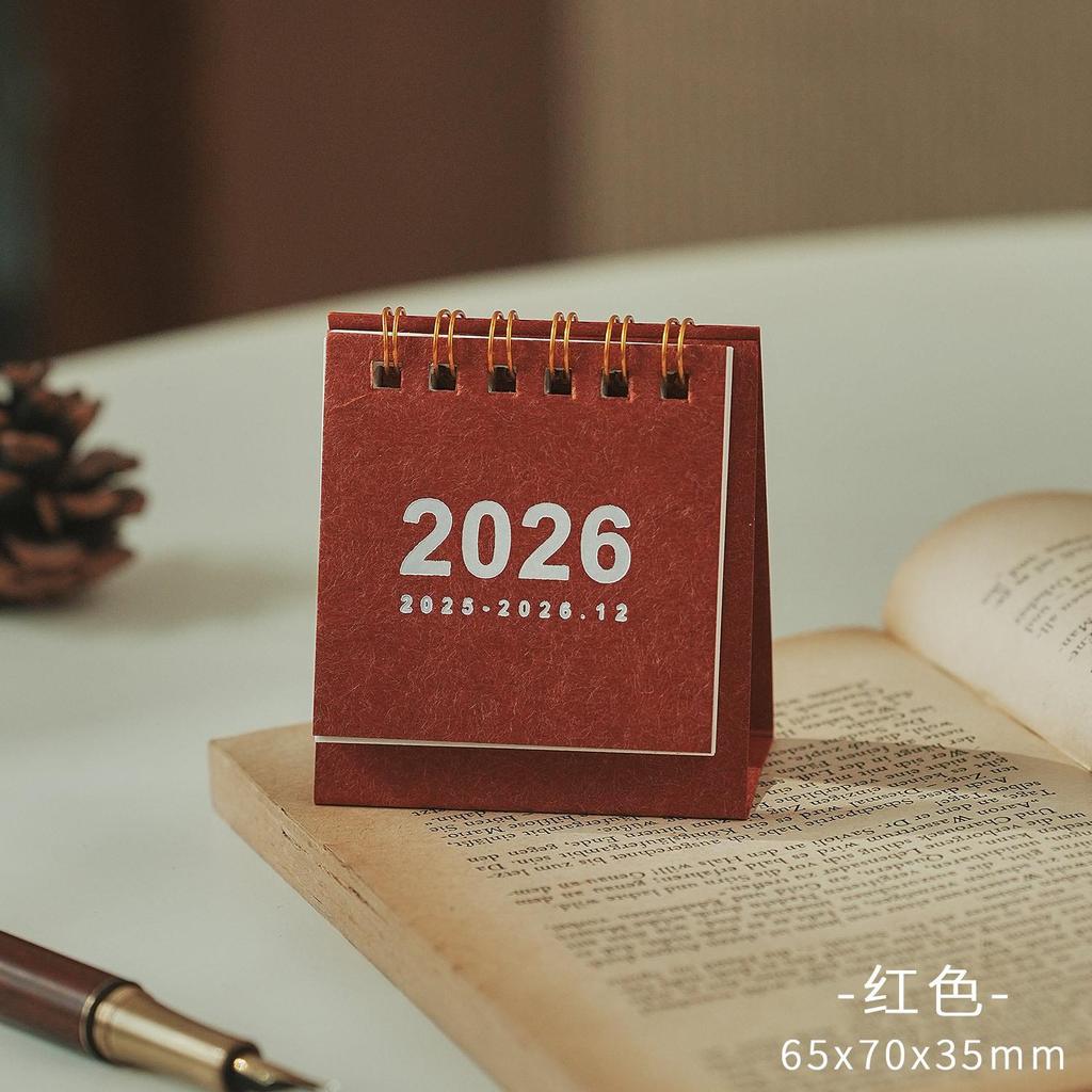 3 Stück Mini-Schreibtischkalender 2026 Kleiner stehender Aufklapp-Monatskalender zur Planung des Tagesablaufs Datums-Tracker für Schule & Büro