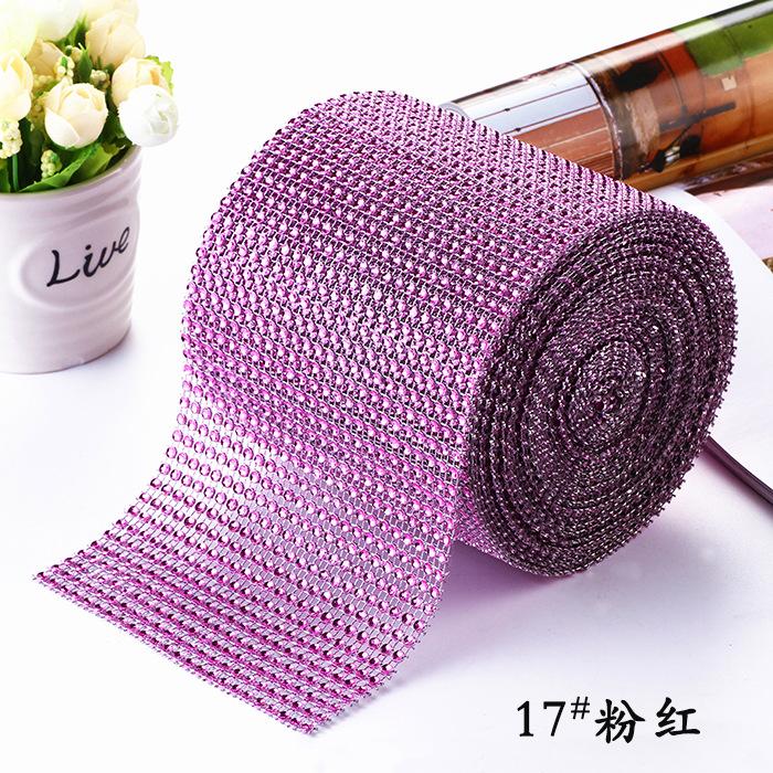 10Yard 4mm Crystal Rhinestones Fabric Elastic Mesh Net Crystal Trim Fabric for Diy Garment Dresses Scarf Mask Material