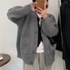 2026 Women's Petite Soft Knit Cardigan – Cozy Autumn/Winter Loose Fit Sweater Coat