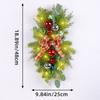 Christmas Bow Upside Down Tree Garland Staircase Christmas Decoration