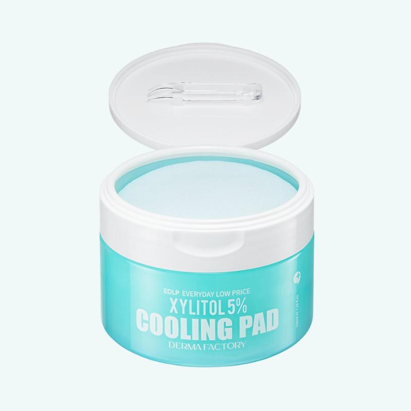 DERMA FACTORY EDLP Xylitol 5% Cooling Pad 210ml 70EA