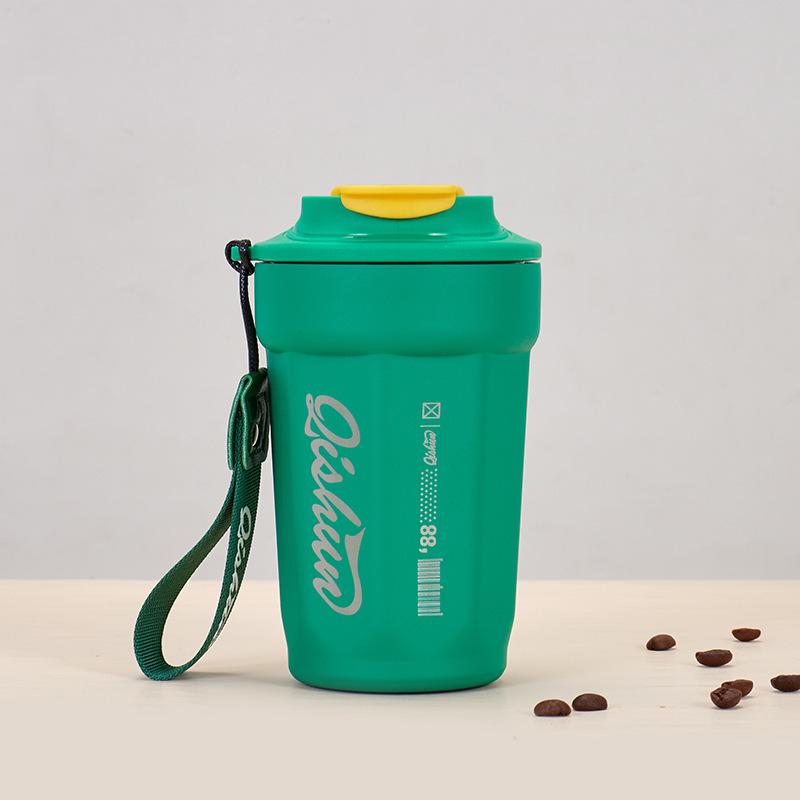 Octagonal 304 Stainless Steel Thermos Mug: Portable Vacuum Coffee Cup