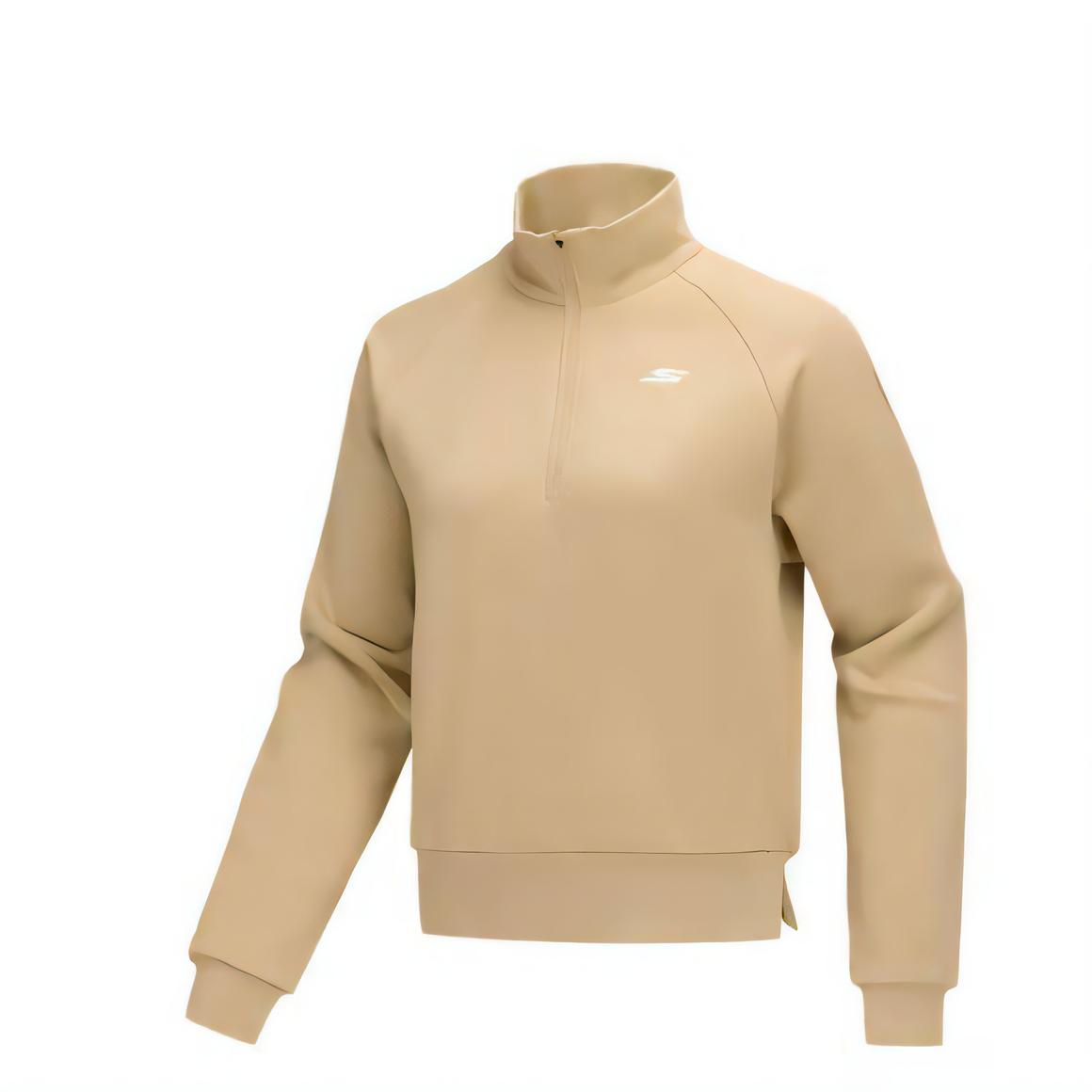 Skechers Comfort Sports Series Soft Breathable Solid Color Long Sleeve Sweatshirt Women tops P425W141-03LF S