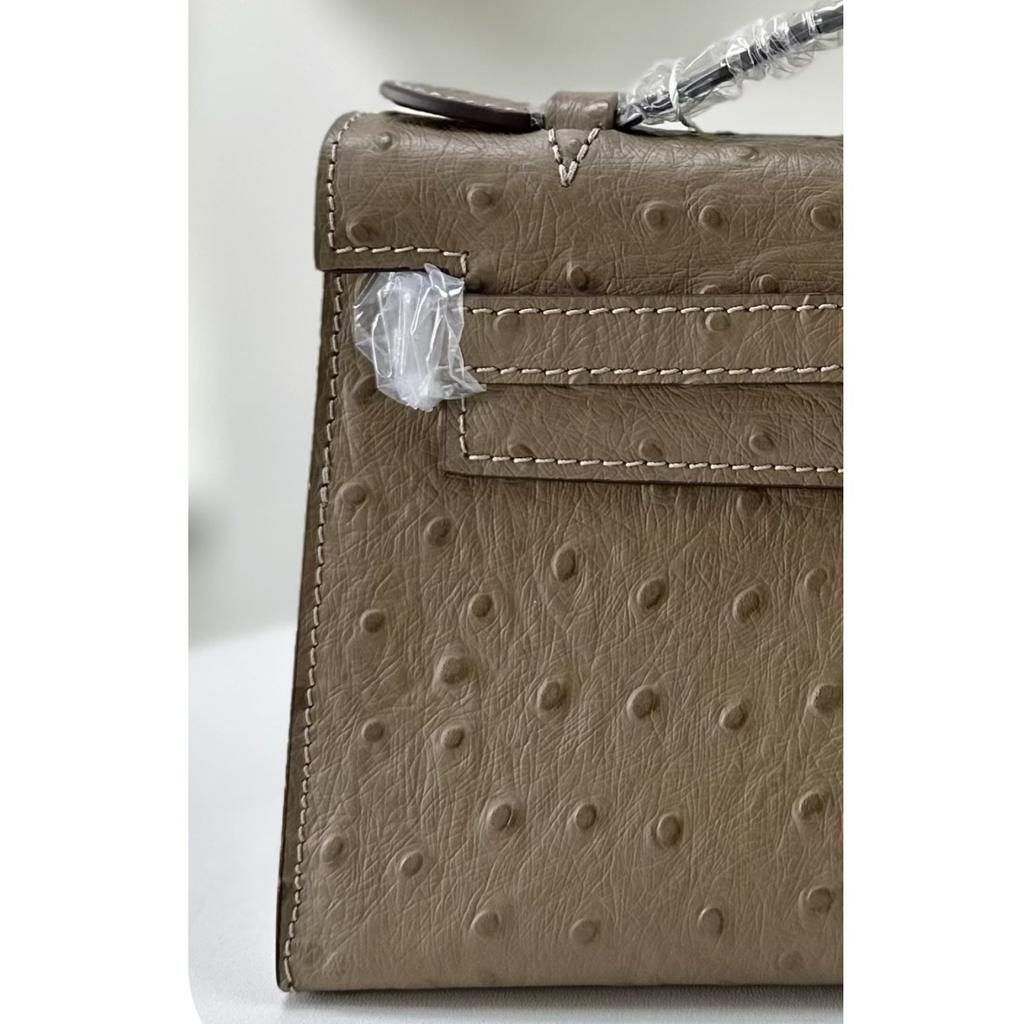 New Palm-pattern Mini Bag A Generation Of Ostrich Pattern Leather Single-shoulder Cross-seat Dinner Clutch